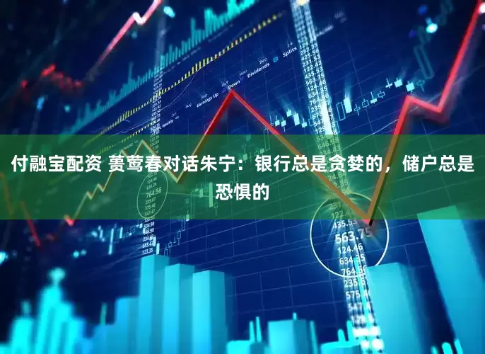 付融宝配资 蒉莺春对话朱宁：银行总是贪婪的，储户总是恐惧的
